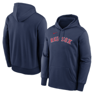 Nike Men's Nike Navy Boston Red Sox Primary Wordmark Therma Hoodie