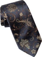 Elizabetta Prosecco - Extra Long  Silk Jacquard Tie for Men
