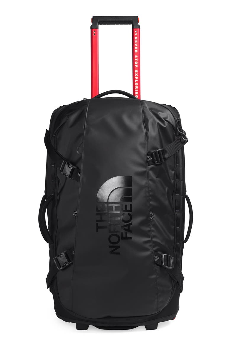 Base Camp Rolling Thunder 28-Inch Suitcase, Main, color, TNF BLACK/ TNF WHITE-NPF