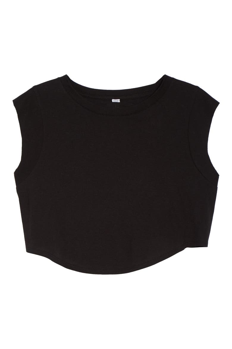 Echo Muscle Tee, Alternate, color, BLACK