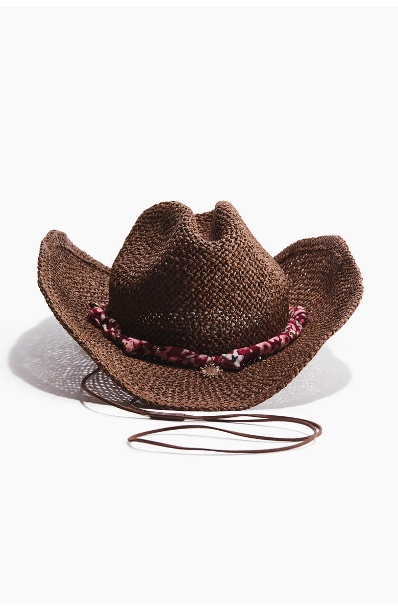 H&M Straw Cowboy Hat, Main, color, 