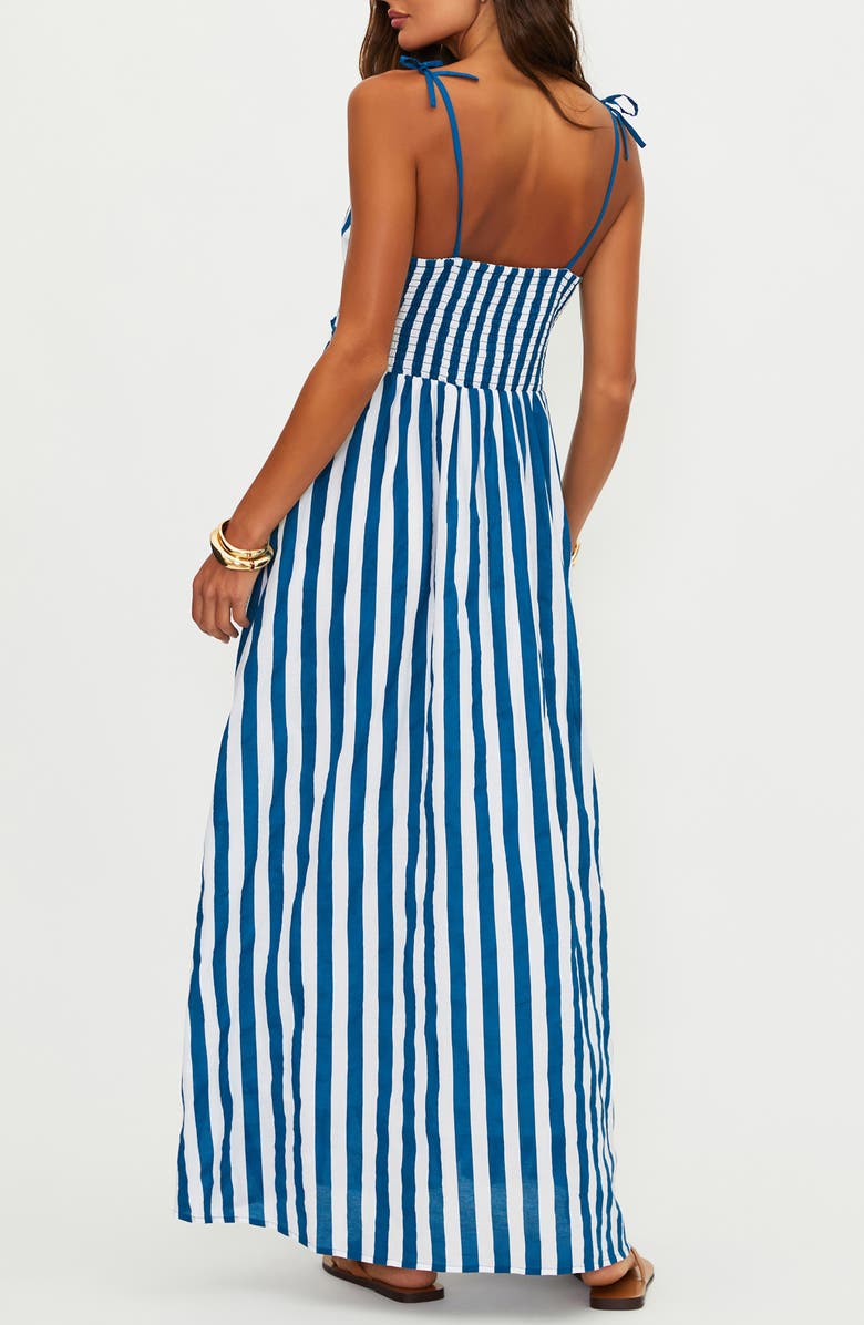 Beach Riot Levie Stripe Maxi Dress, Alternate, color, Twilight Tides Stripes