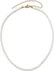 Adornia Freshwater Pearl Necklace