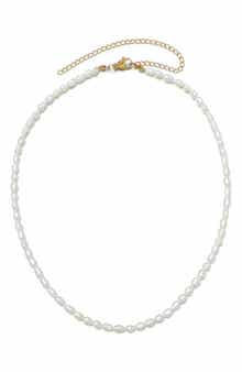 Adornia Freshwater Pearl Necklace