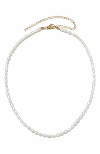 Adornia Freshwater Pearl Necklace