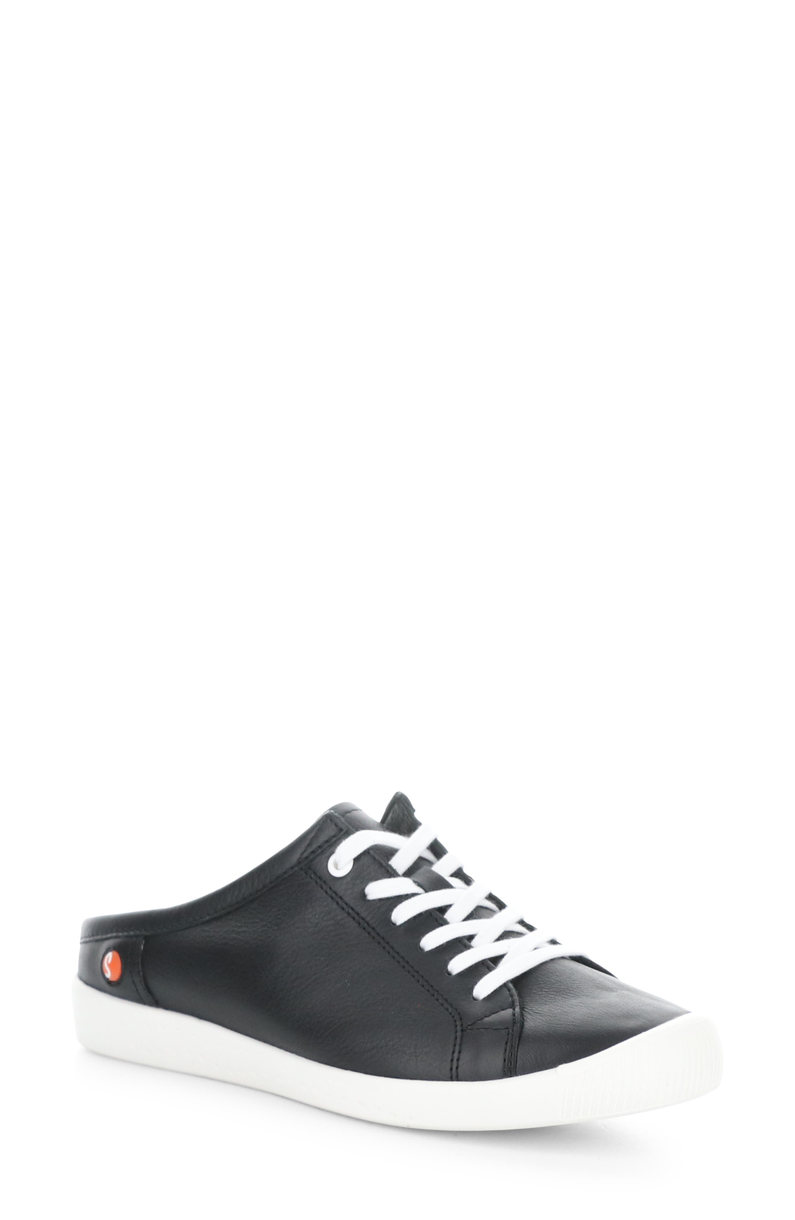 Softinos by Fly London Idle Sneaker, Main, color, Black Smooth Leather
