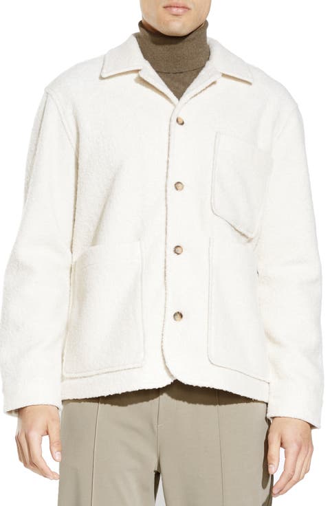 Relaxed Fit Bouclé Chore Jacket
