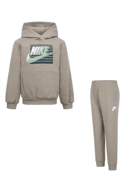 Kids' Gradient Futura Logo Pullover Hoodie & Joggers Set (Little Kid)