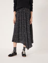 Hush Cesca Polka Dot Asymmetric Skirt