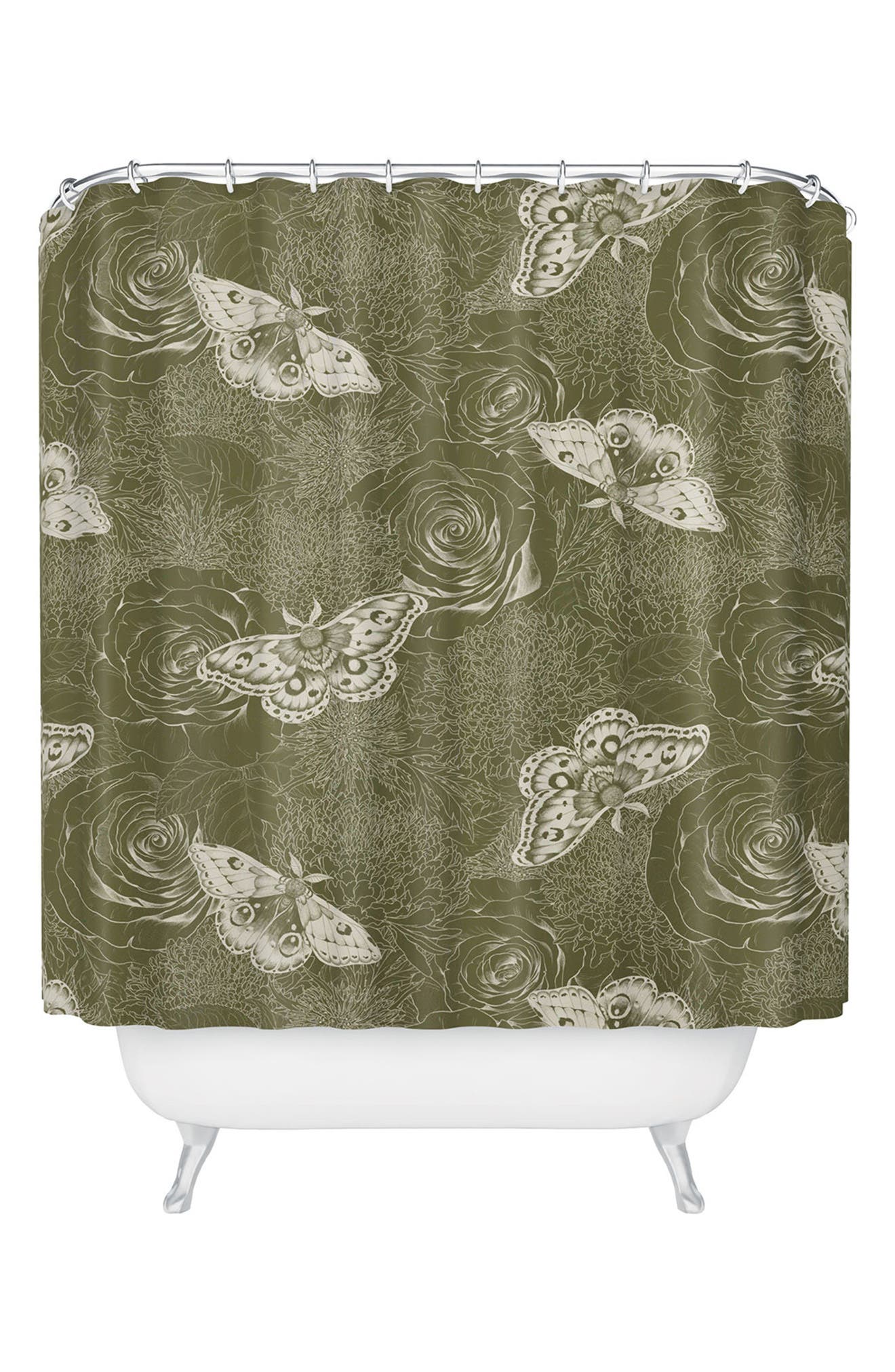 Deny Designs Shaded Lichen Shower Curtain