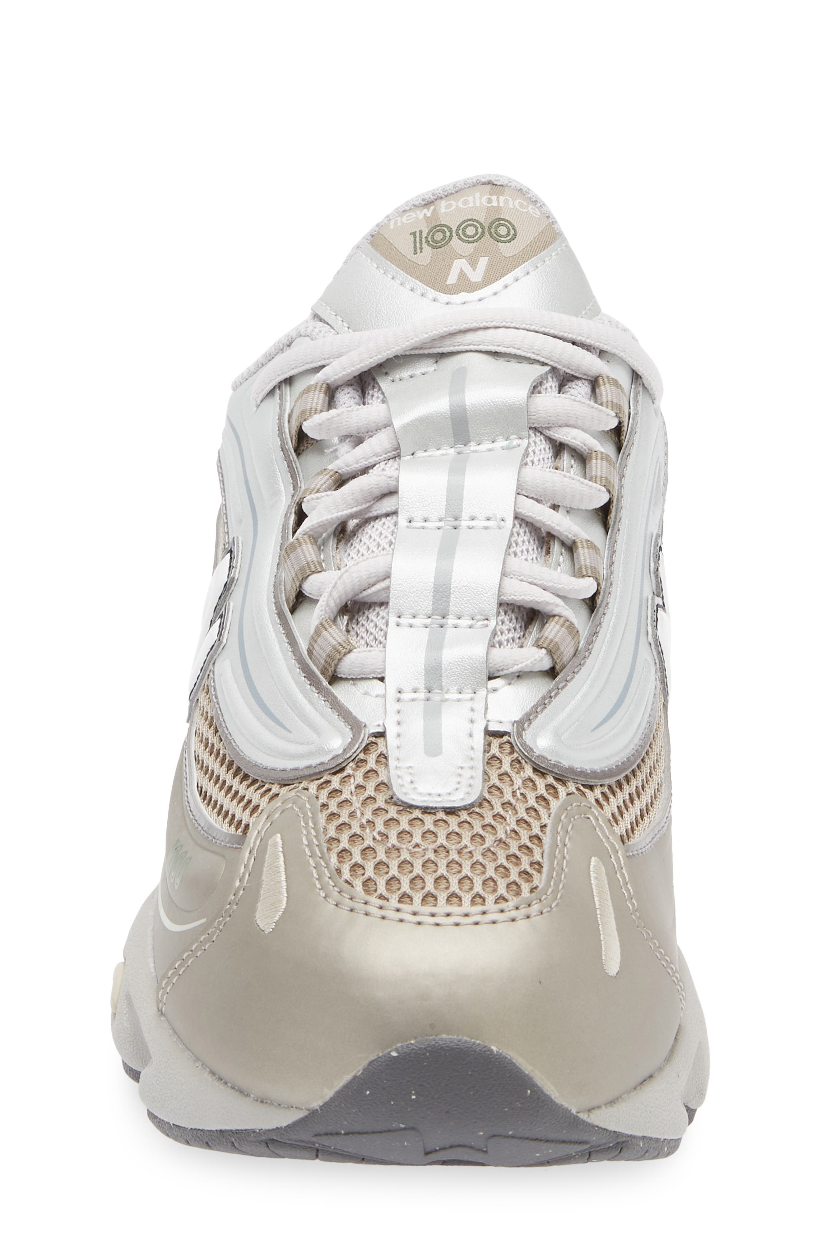 New Balance Kids' 1000 Sneaker, Alternate, color, Arid Stone/ Silver Metallic