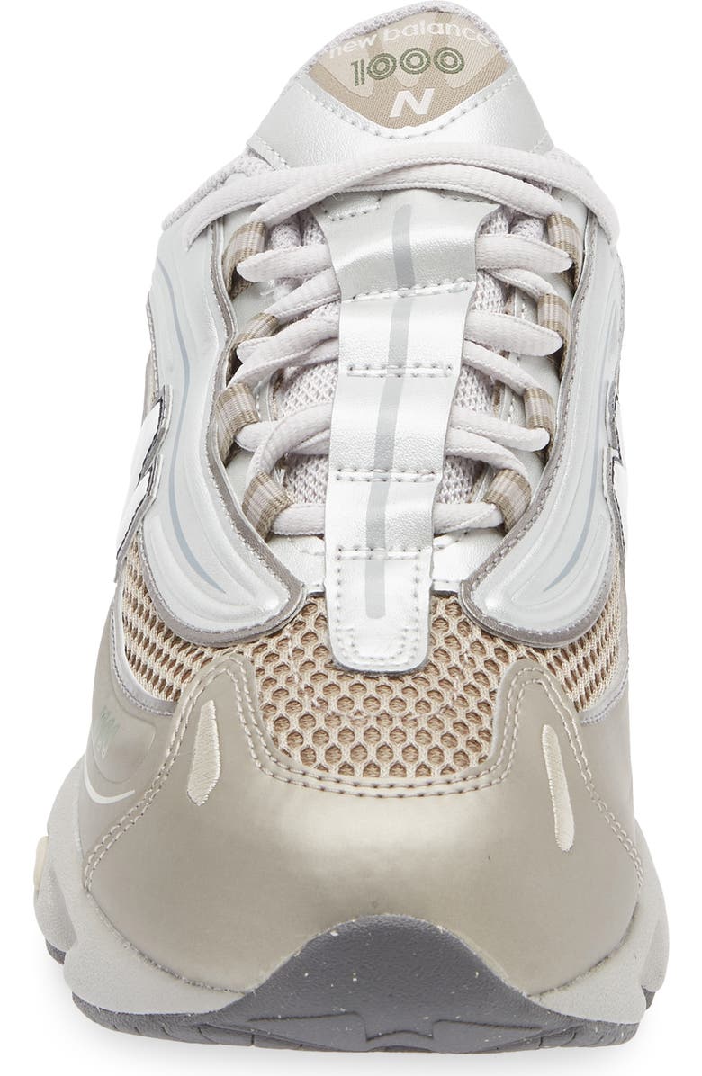 New Balance Kids' 1000 Sneaker, Alternate, color, Arid Stone/ Silver Metallic