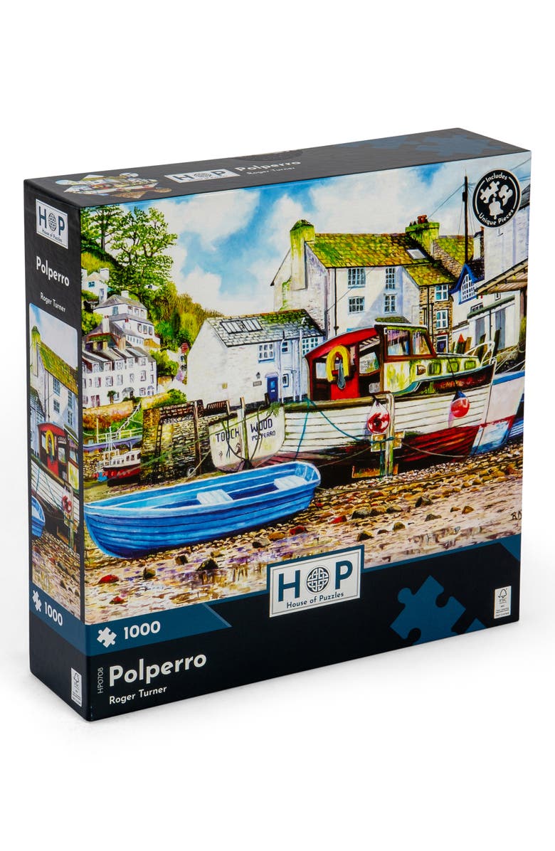 The House of Puzzles Polperro 1000-Piece Jigsaw Puzzle, Main, color, 