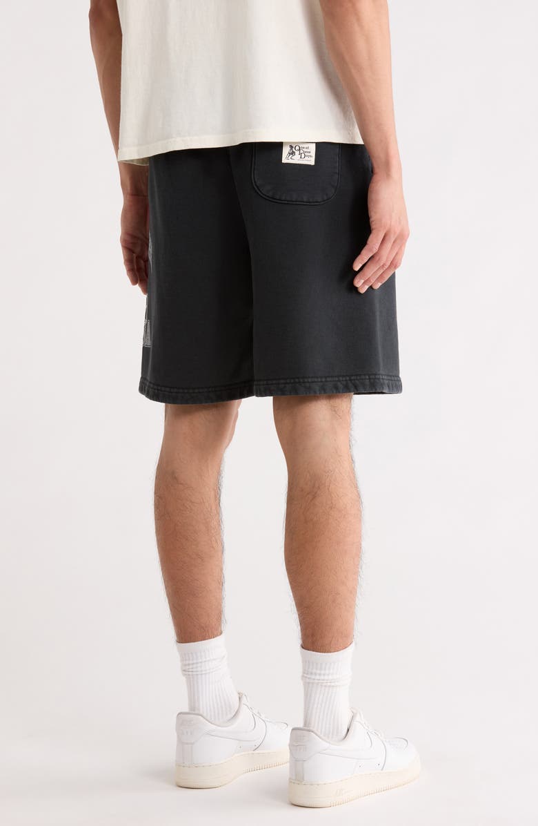 ONE OF THESE DAYS One of the Days USA Sweat Shorts, Alternate, color, Washed Black