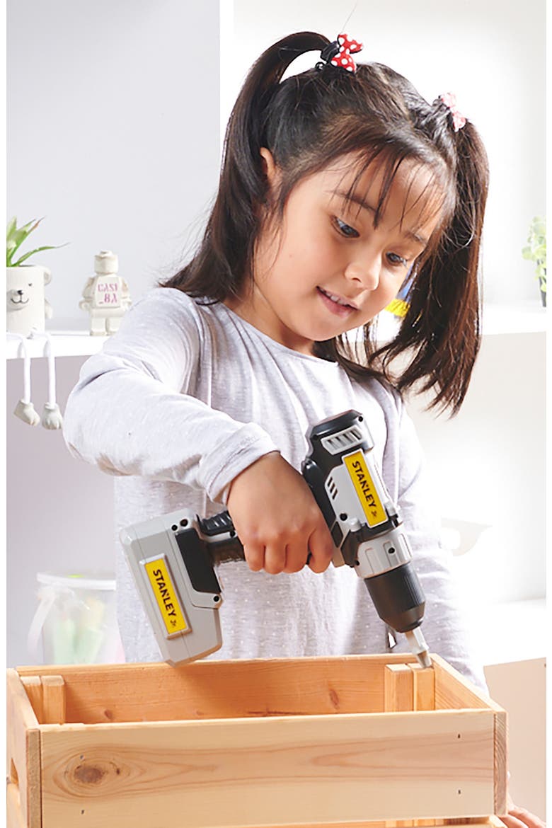 Pretend Play Battery Operated Drill, Alternate, color, YELLOW & BLACK