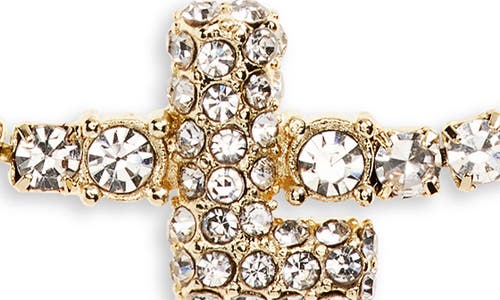 Baublebar Initial Tennis Slider Bracelet In Gold L