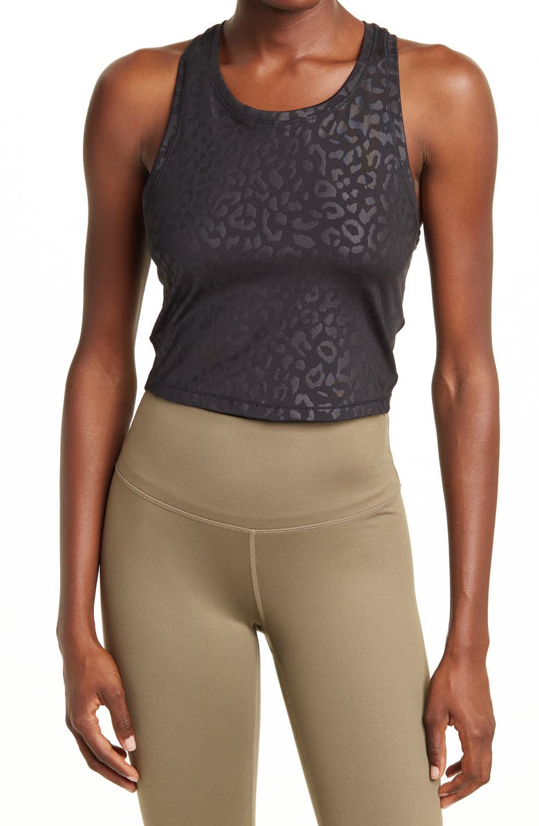 90 DEGREE BY REFLEX Lux Disco Foil Crop Top, Main, color, 