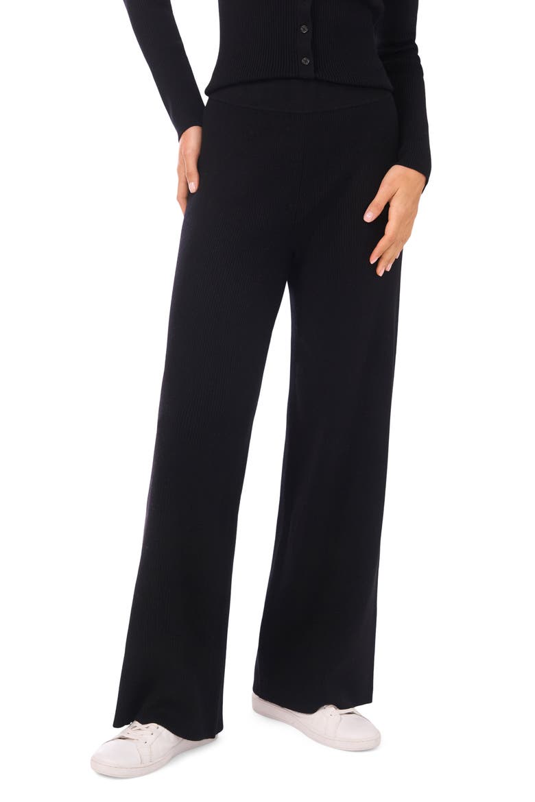 Ribbed Pants, Main, color, RICH BLACK