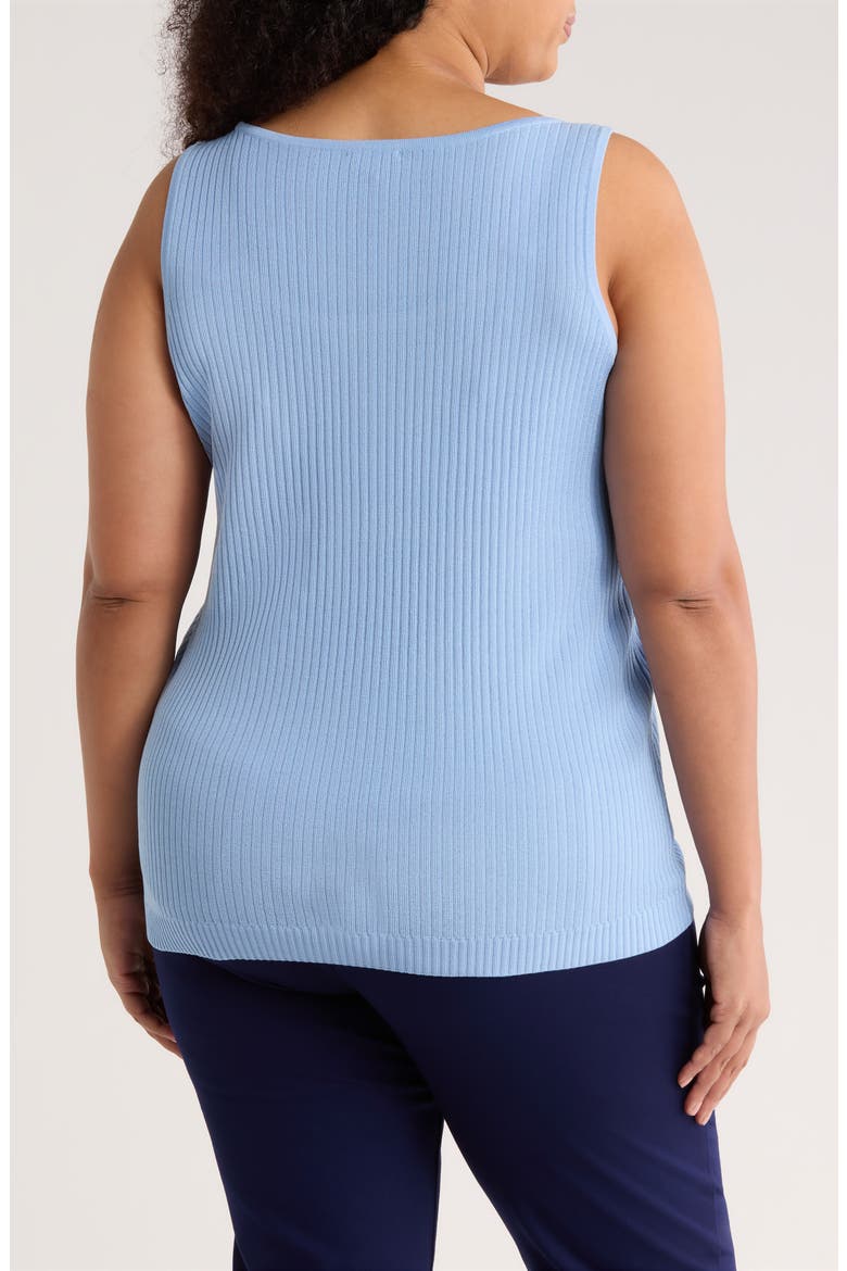 Sutton Rib Sweater Tank, Alternate, color, CHINTZ BLUE