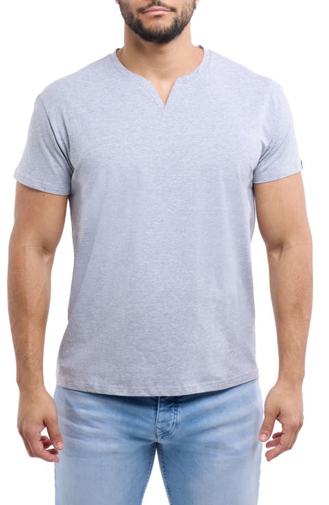 Split Neck T-Shirt