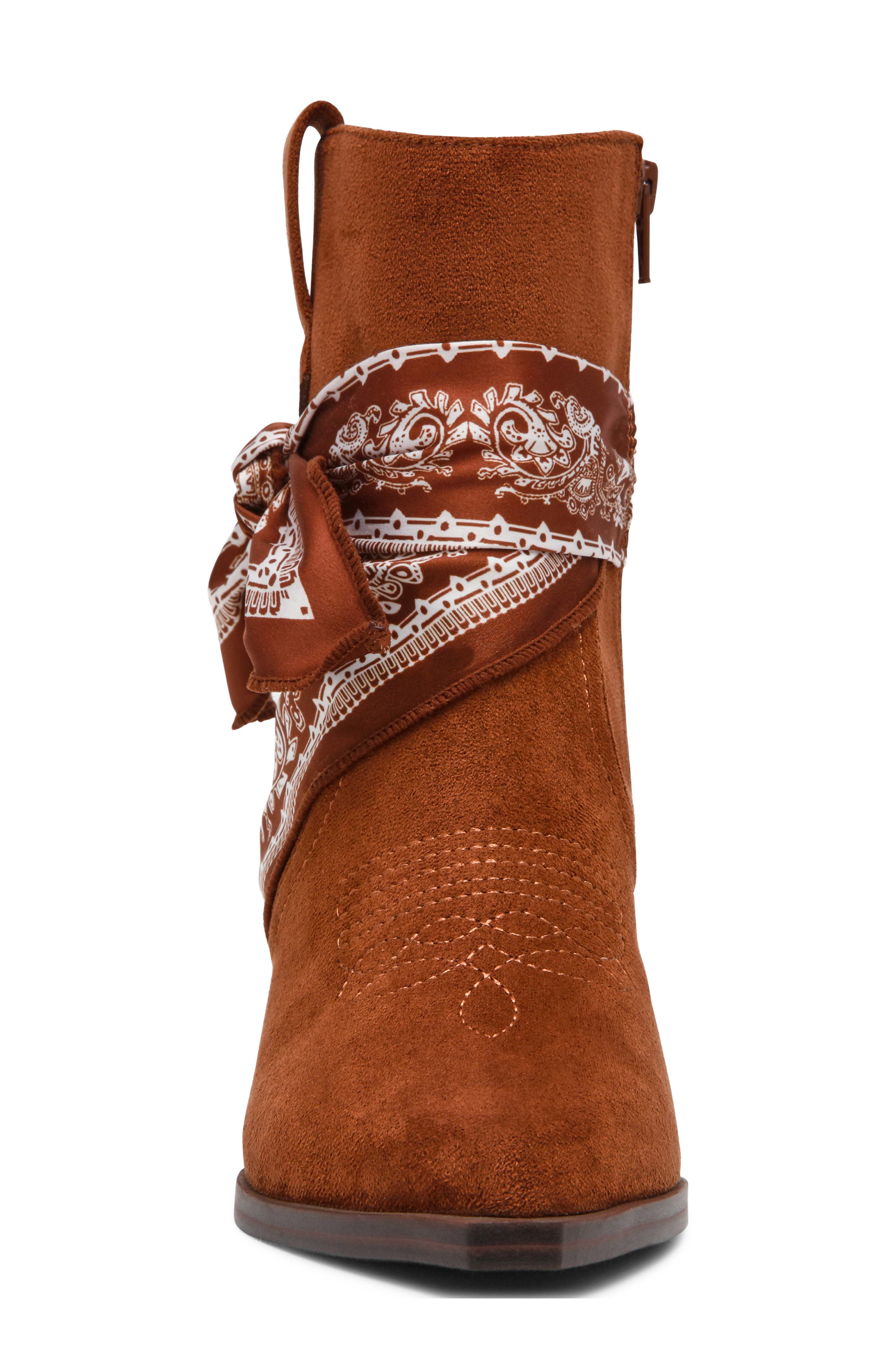 Hessana Bootie, Alternate, color, CHESTNUT