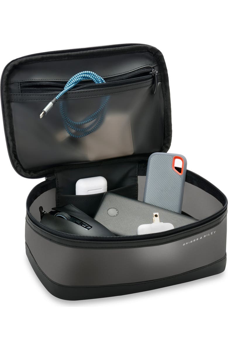 Briggs & Riley Translucent Essentials Toiletry Bag, Alternate, color, Black