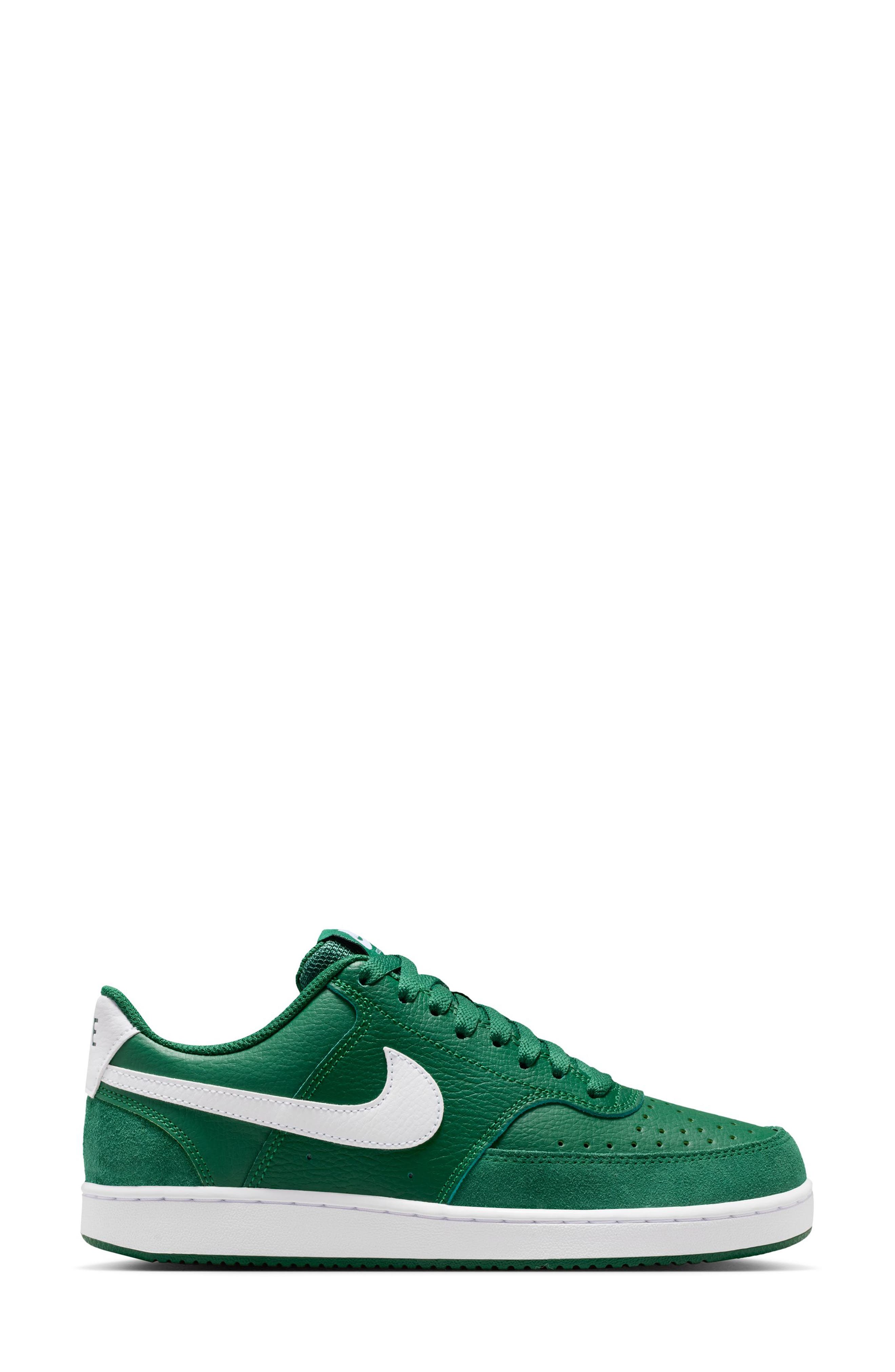 Nike Court Vision Low Sneaker, Alternate, color, Gorge Green/ White