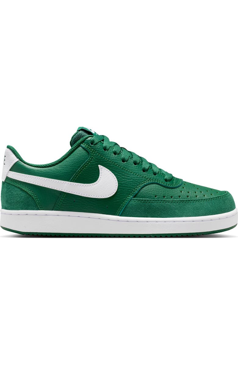 Nike Court Vision Low Sneaker, Alternate, color, Gorge Green/ White