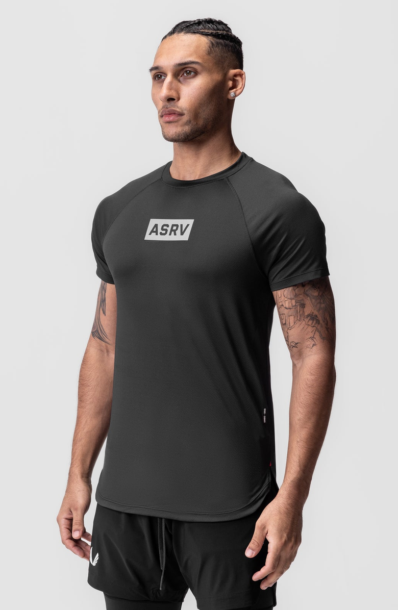 ASRV AeroSilver Established Tee, Main, color, Black Box Logo