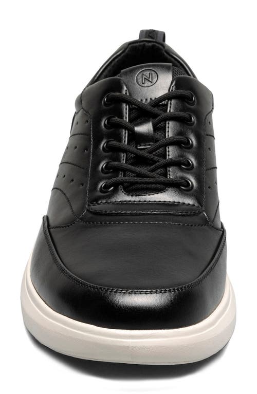 Nunn Bush Ponte Moc Toe Sneaker In Black Multi