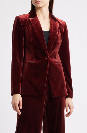 Elie Tahari The Lucia Velvet Blazer Nordstrom