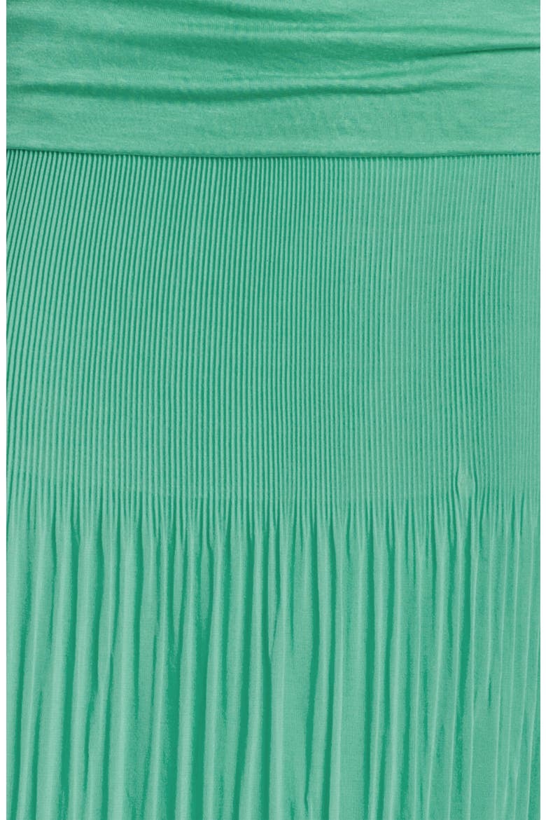 Pleated Maxi Skirt, Alternate, color, JADE