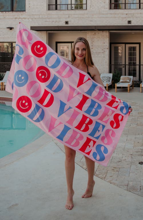 Katydid Happy Good Vibes Towel