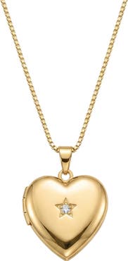 ARGENTO VIVO Heart Locket Pendant Necklace