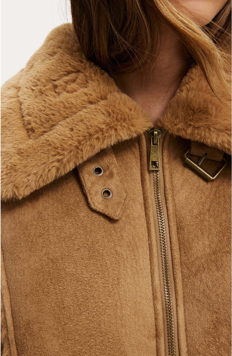 Cotton On Dakota Faux Suede Jacket, Alternate, color,