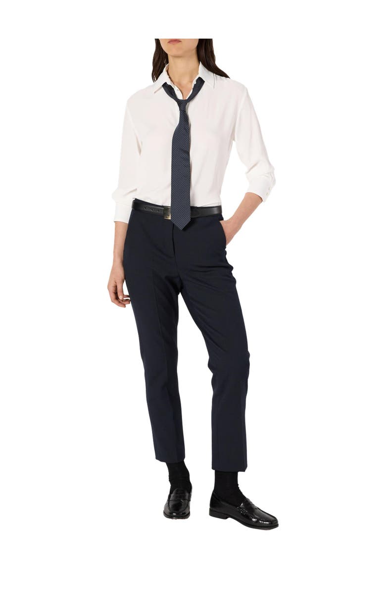 GERARD DAREL Celia Straight Suit Pants, Alternate, color, Navy Blue