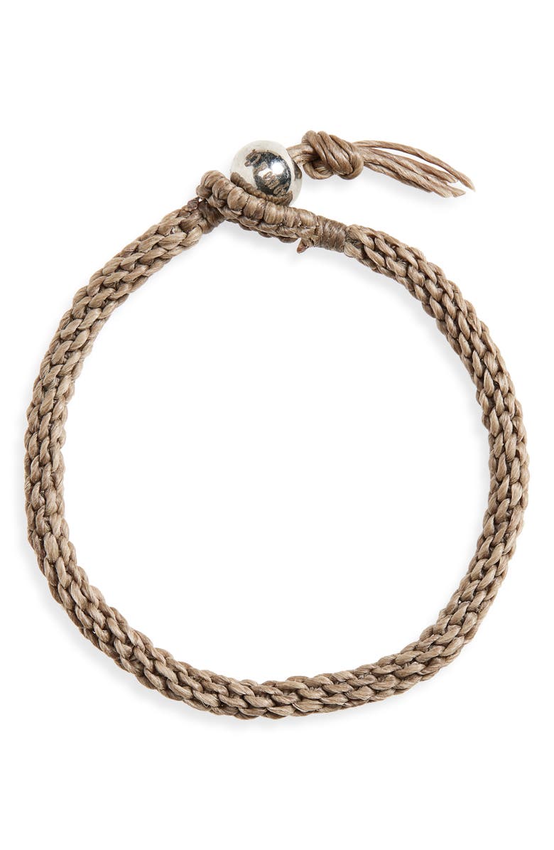 Caputo & Co. Men's Macramé Knotted Bracelet, Main, color, 