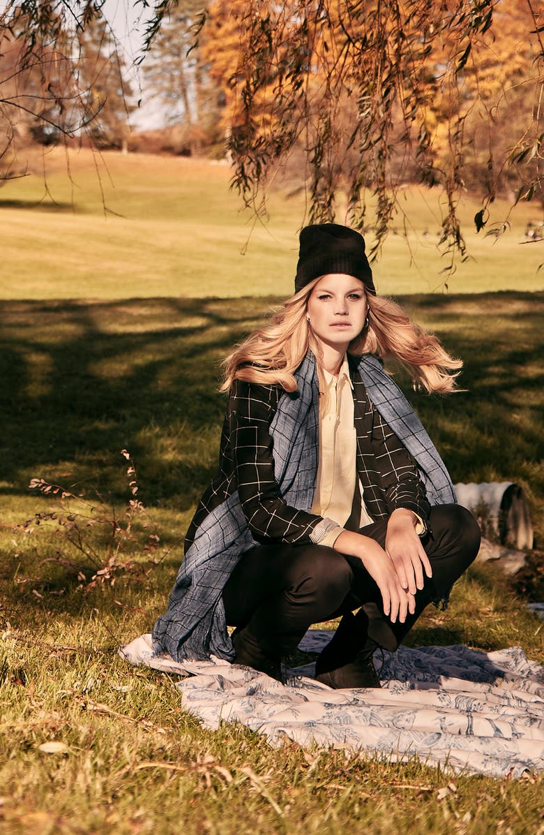 Court & Rowe Pinstripe Button-Up Cotton Shirt, Alternate, color, 