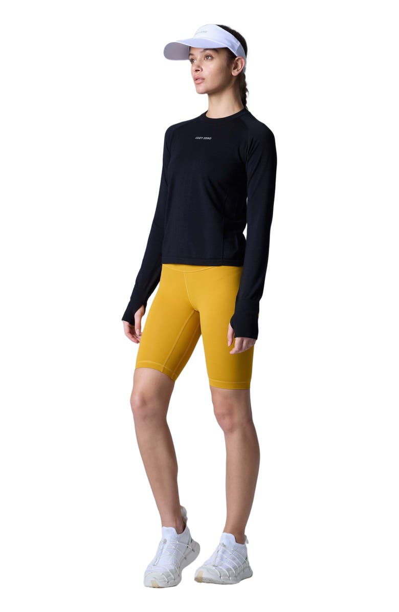 COZY ZERO Tech Merino Classic Fit Long Sleeve Base Layer, Main, color, Black