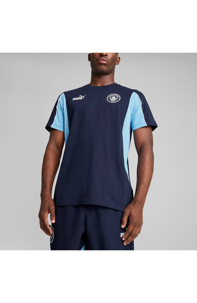 PUMA Men's Puma  Navy Manchester City ftblARCHIVE T-Shirt, Alternate, color, 
