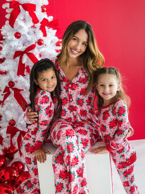 Rufflebutts Ruffle Flare Pajama Set In Pink