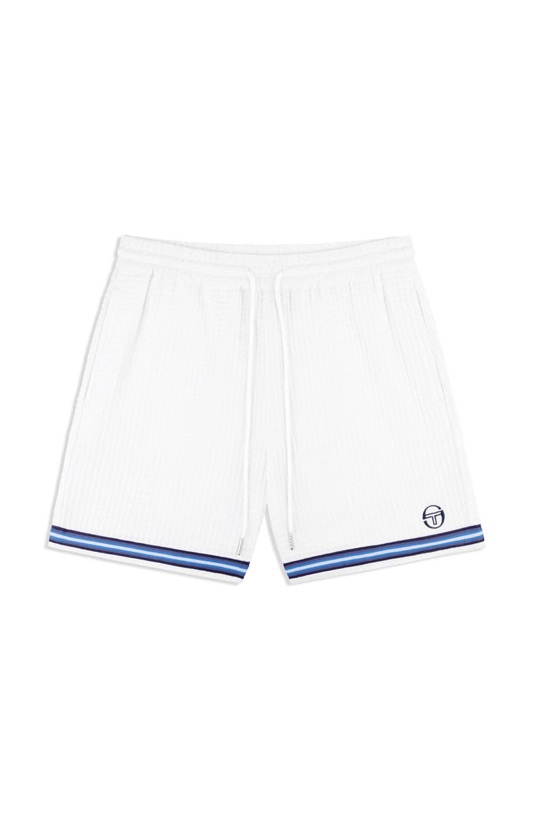 Sergio Tacchini Chiaro Cabana Short, Alternate, color, Brilliant White