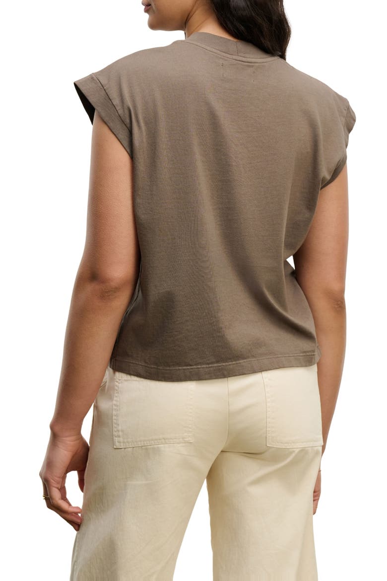 Vintage Cotton Muscle Tee, Alternate, color, MALT BRN