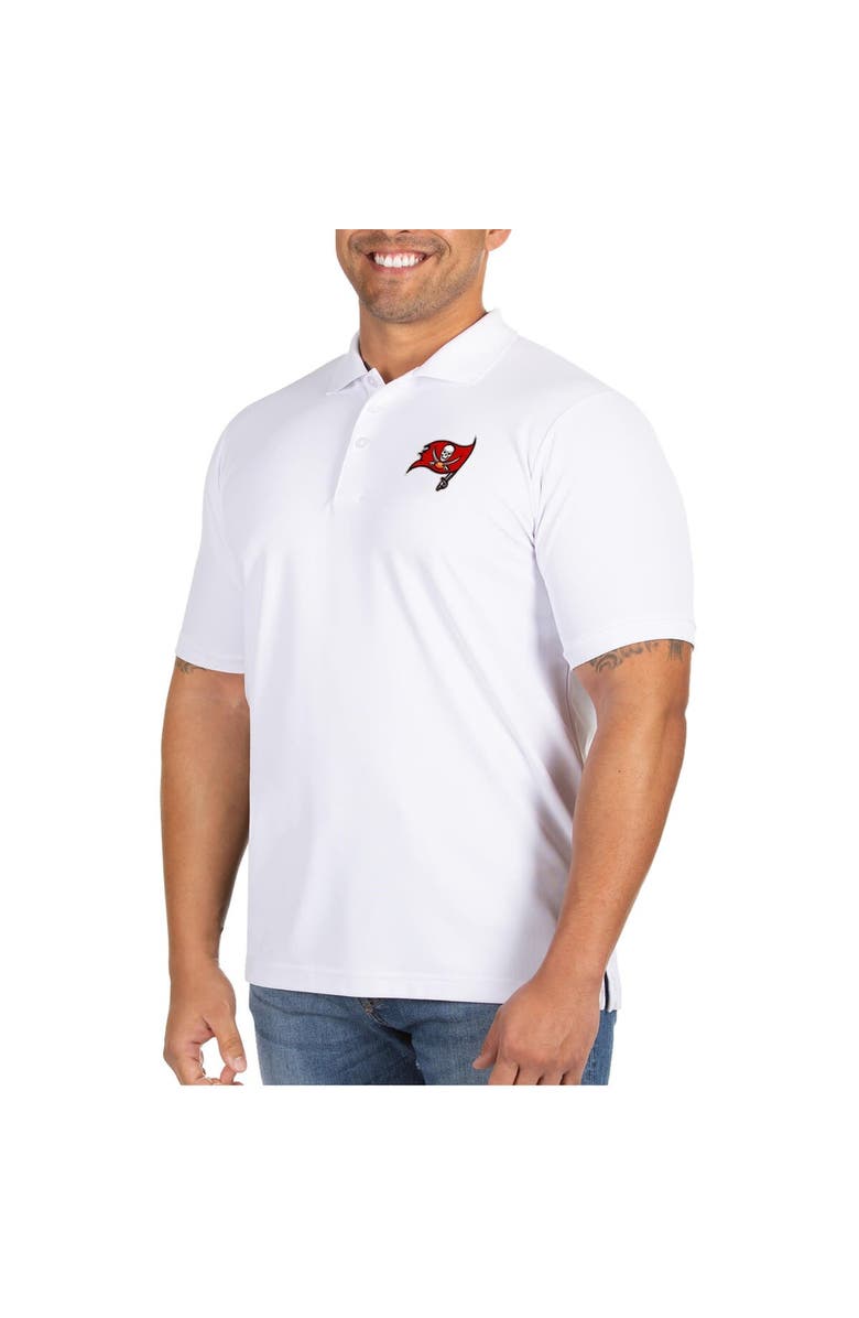 ANTIGUA Men's Antigua White Tampa Bay Buccaneers Big & Tall Legacy Pique Polo, Main, color, 