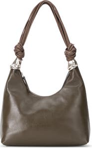 STAUD Cuff Leather Shoulder Bag