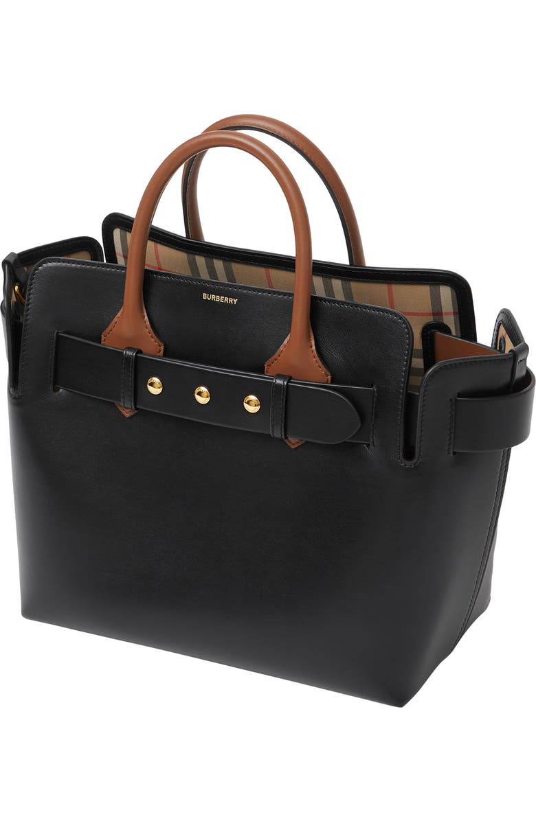 Burberry Small Belt Triple Stud Leather Bag, Alternate, color,