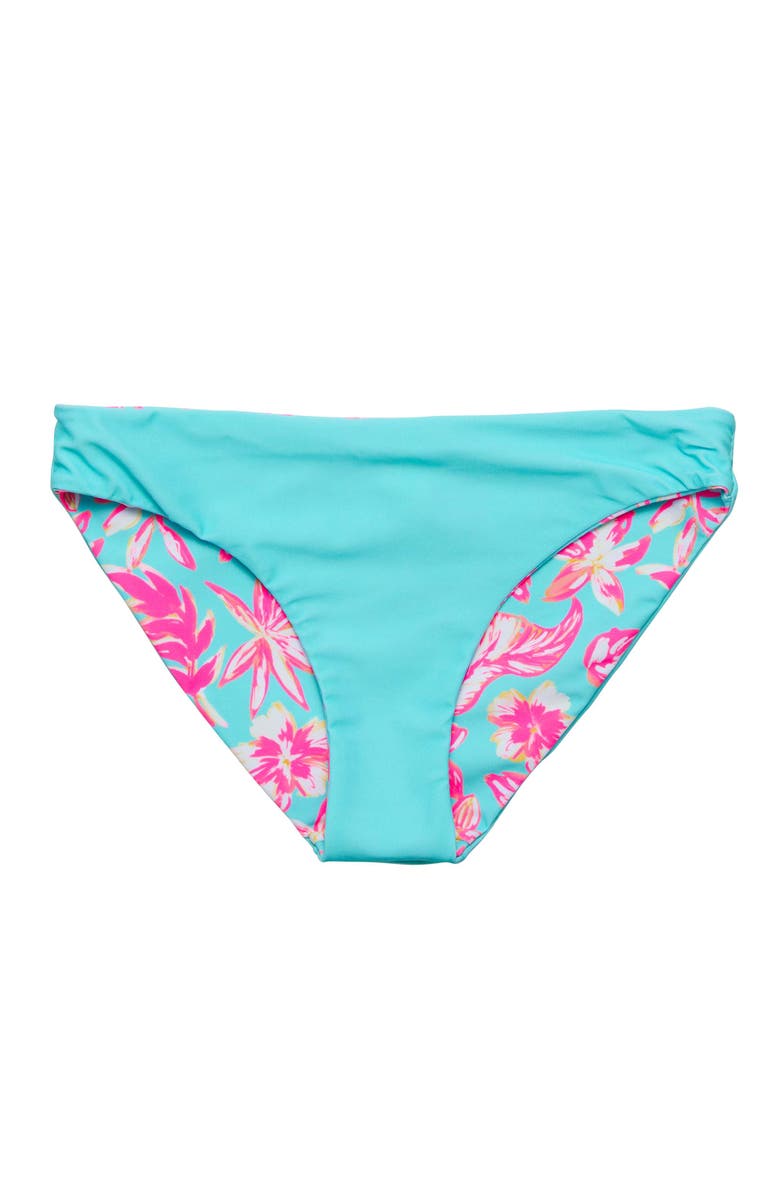 Snapper Rock Women's Reversible Bikini Bottom, Alternate, color, Tropical Glow