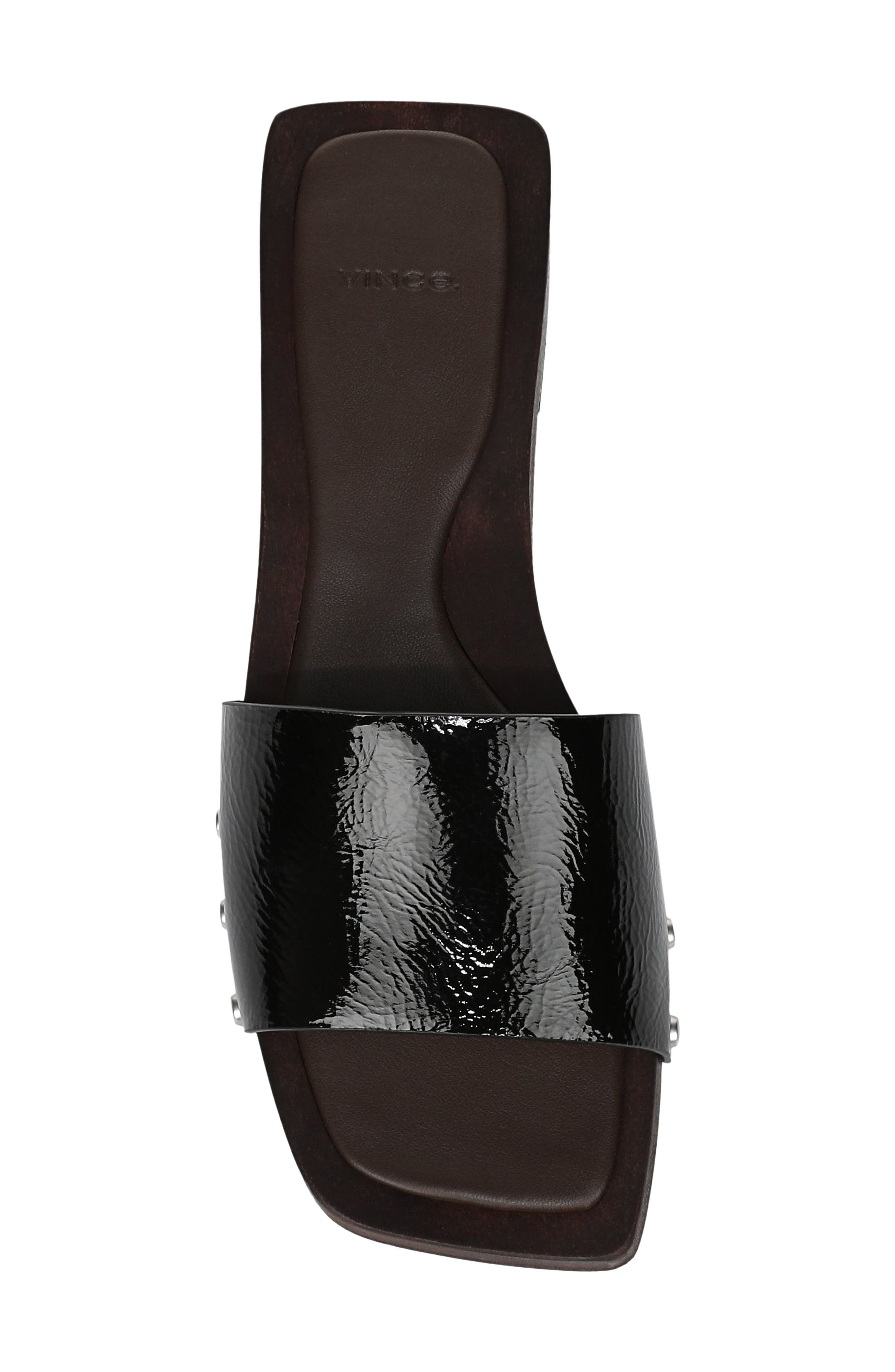 Vince Barbara Platform Slide Sandal, Alternate, color, Black