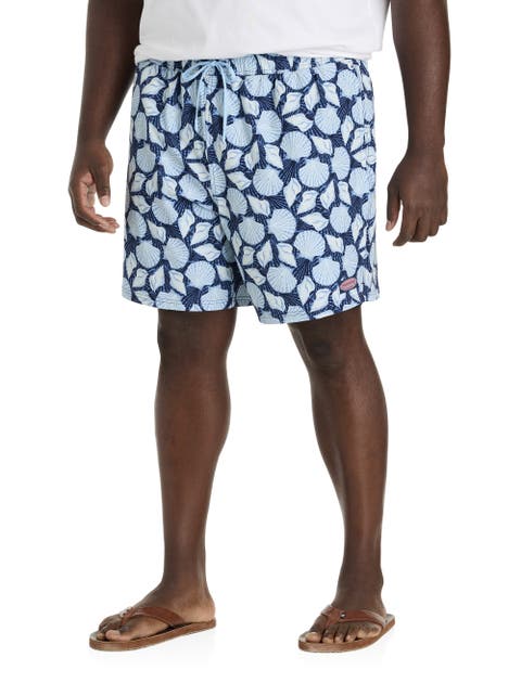 Big & Tall Seashell Chappy Swim Trunks