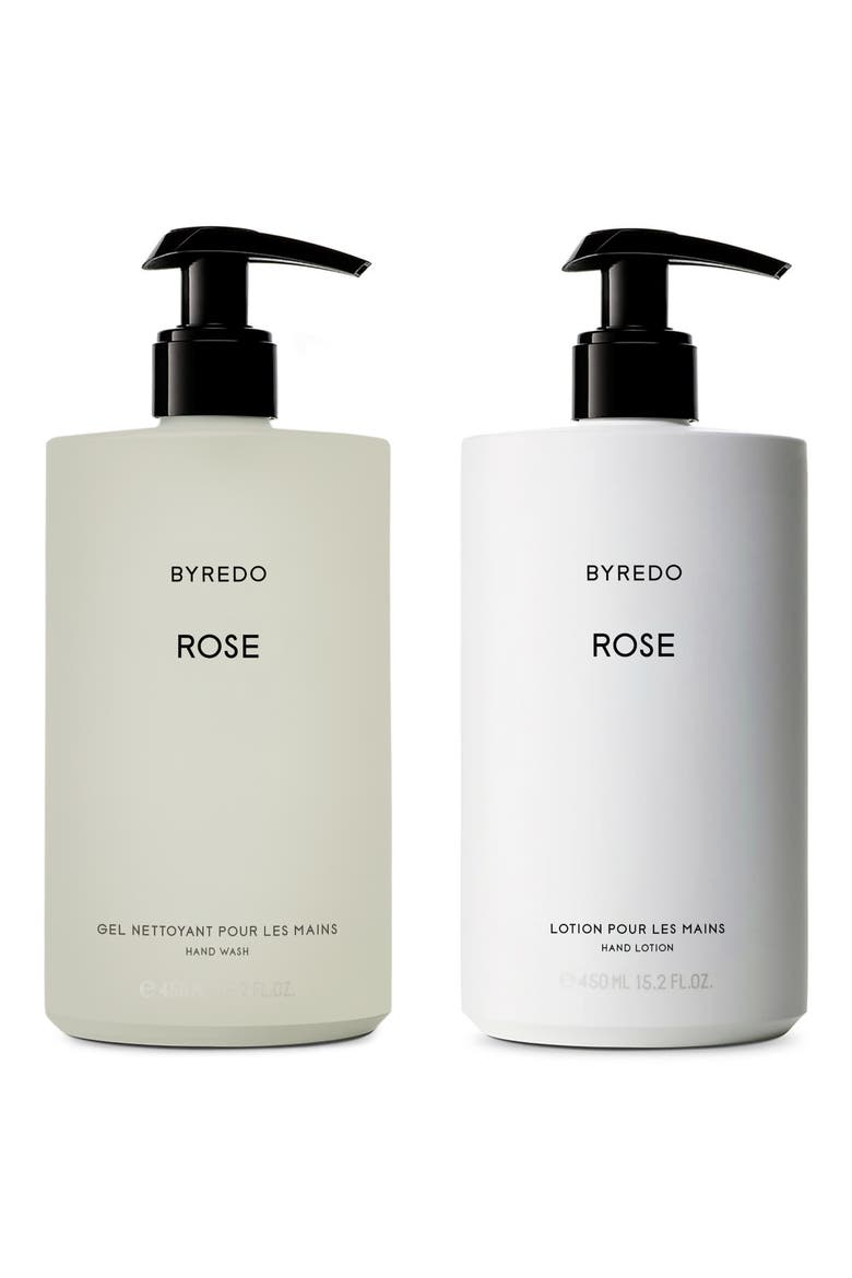 Les Mains Rose Hand Wash & Hand Lotion Gift Set, Alternate, color, NO COLOR